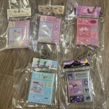 산리오 sanrio 가챠 타일 씰 세트