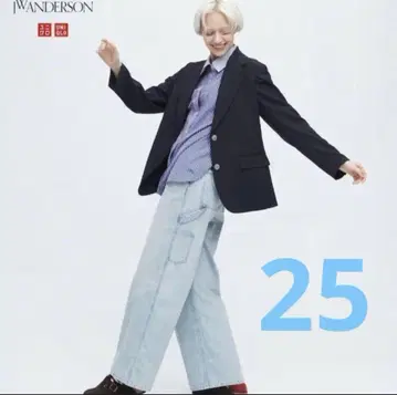 유니클로 JW Anderson 25 데님 페인터 팬츠
