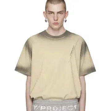 Y/Project (와이프로젝트) PINCHED LOGO T-SHIRT