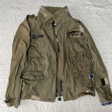 M2SQUARED 밀리터리 자켓 올리브