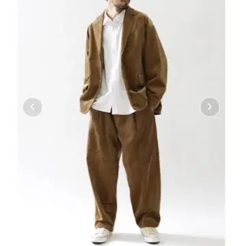 FREAK'S STORE 코듀로이 테일러드 자켓 셋업 M