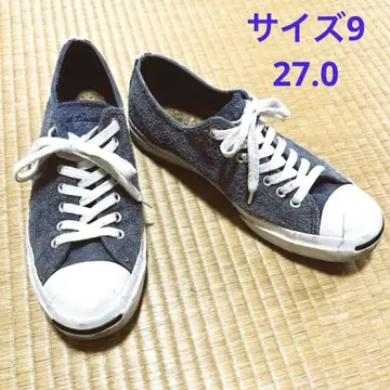 컨버스 잭 퍼셀 블루 스웨이드 가죽 27