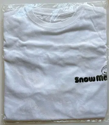 새상품 Snow Man Snow World 화이트 티셔츠 로고 ver.