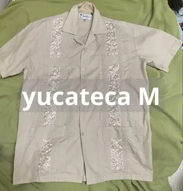 유카테카 쿠바 셔츠 M 베이지