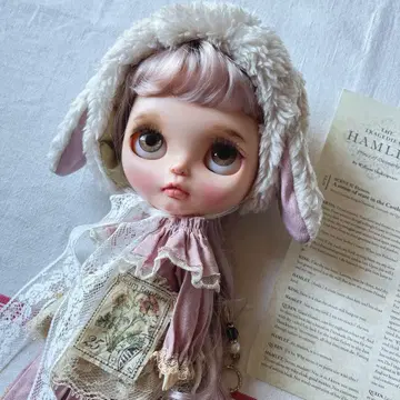 토끼 귀 모자 모코모코 토끼 보닛 브라이스 아웃핏 핸드메이드