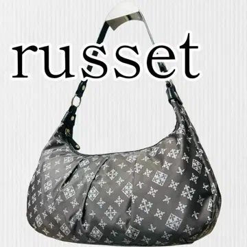 컨디션 최상] russet (러셋) 액세서리 파우치 핸드백 숄더 올 패턴