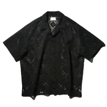 미사용 새상품 superNova. / Aloha shirt - black