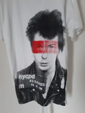 S raw power 시드 비셔스 NYCPD 티셔츠