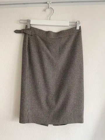 폴로 랄프 로렌 체크 무늬 타이트 스커트 사이즈 0