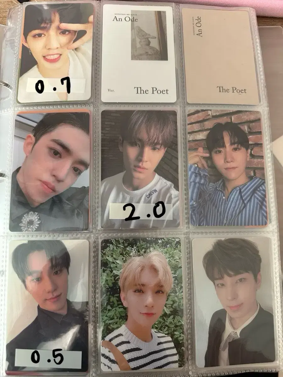세븐틴 포카 판매