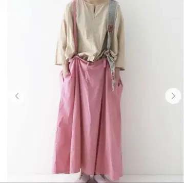 nest robe 천연 염색 점퍼 스커트