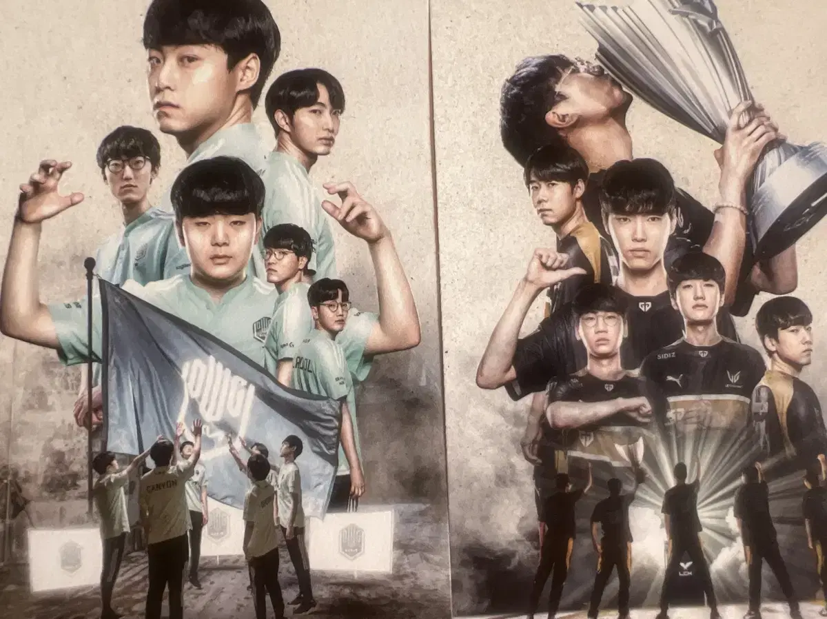 2022 LCK 사진전 담원기아, 젠지 엽서 판매합니다