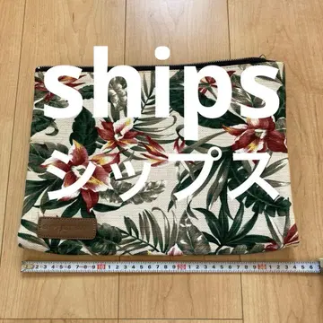 쉽스 ships 플라워 패턴 클러치백