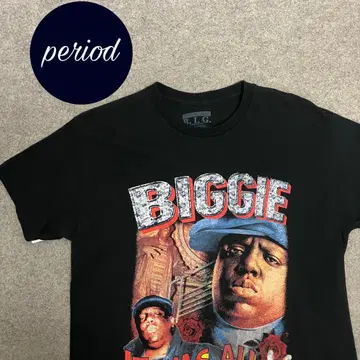 P1954 노토리어스 BIG 비기 랩 티셔츠 스트릿