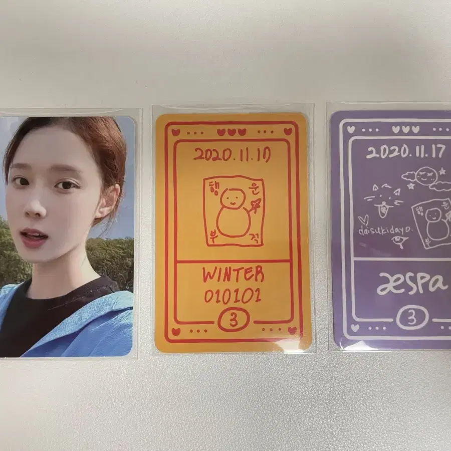 aespaニンニン 3周年anniversary MD ポーチpouch トレカ K-POP
