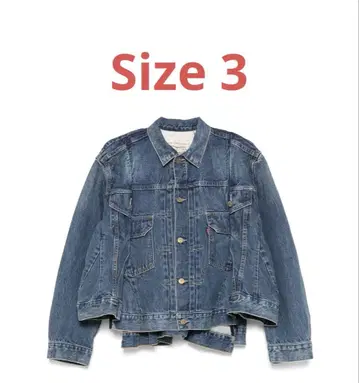 리바이스 사카이 여성 데님 재킷 3