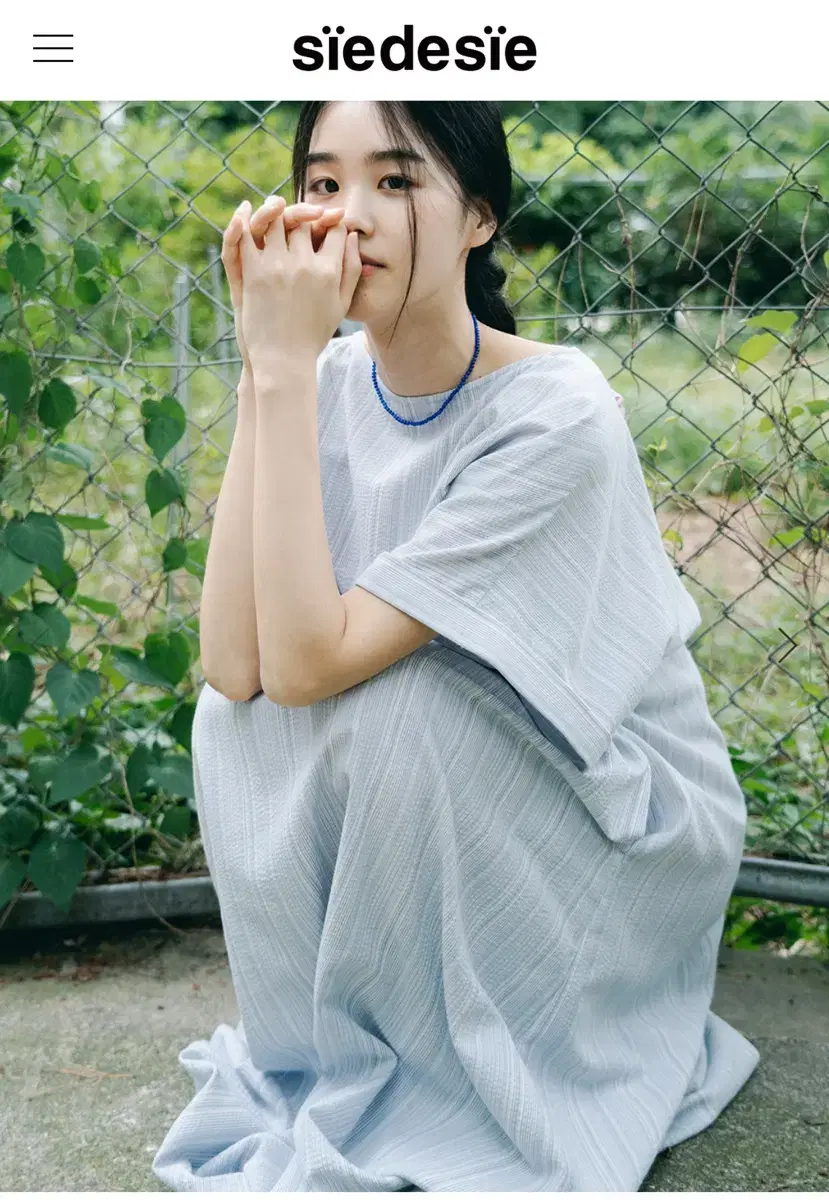 siedesie SIDESE stripe over dress (available until 12 AM)