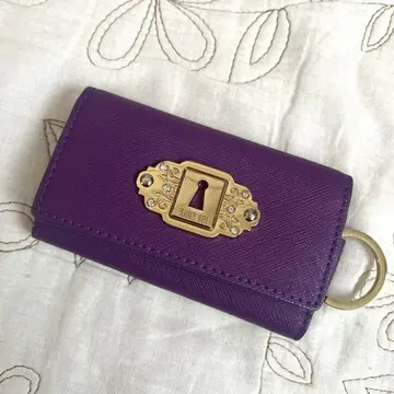ANNA SUI 안나수이 여성용 소가죽 키케이스 키링