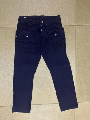 SASSAFRAS 네이비 카고 팬츠 L 사이즈