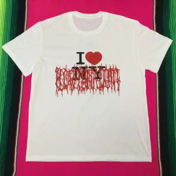 I LOVE NY NEW YORK Y2K 그런지 피 묻은 티셔츠 XL