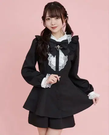 시크릿허니 시크릿허니 셋업 블랙 검정 십자가