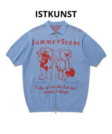 ISTKUNST 재미있는 날 반 니트