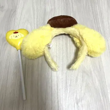 폼폼푸딩 머리띠 하트 지팡이 세트