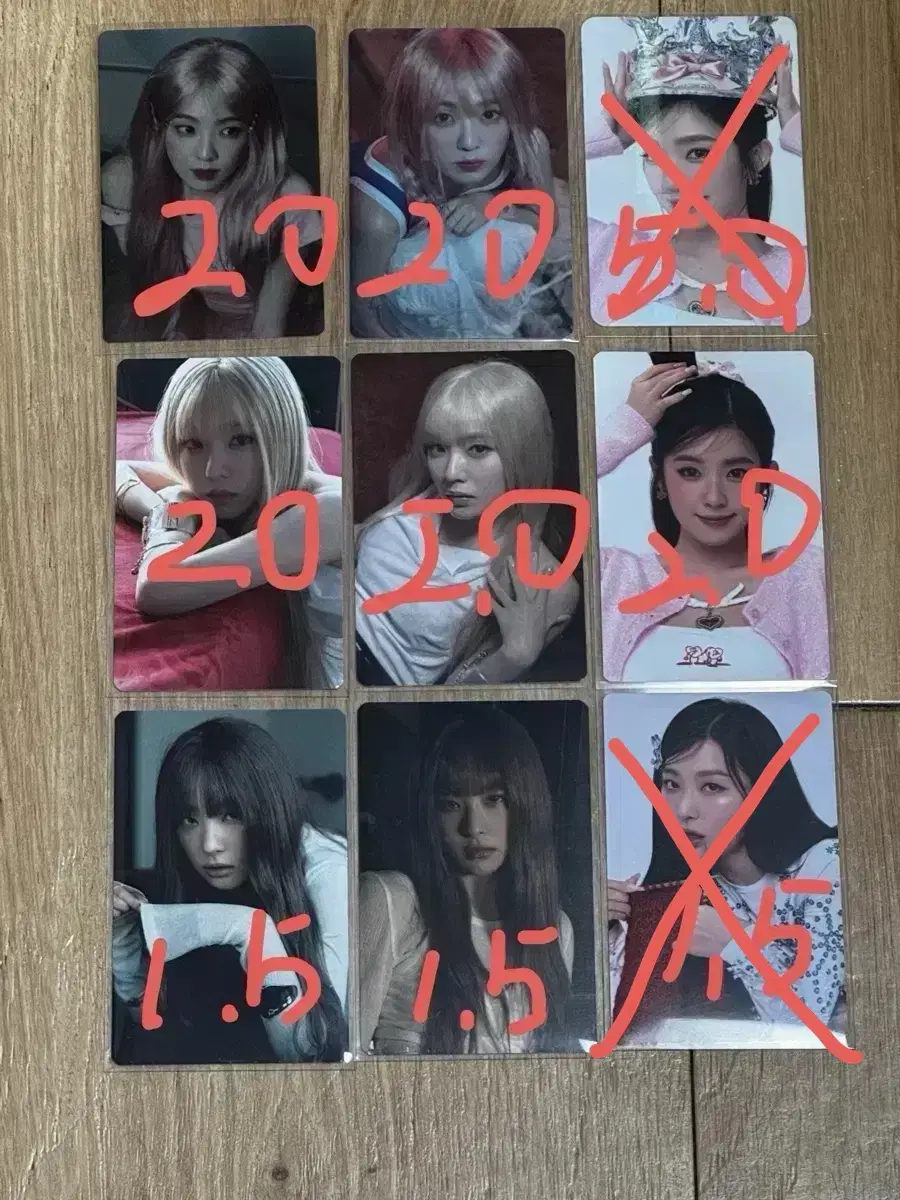 Red Velvet Irene Seulgi Tilt SM30 RAKerple Kyobo Youngpoong unreleased photocard
