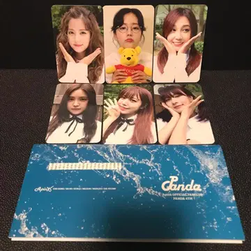 Apink 트레이딩 카드 6장 세트 PANDA 4기 팬클럽