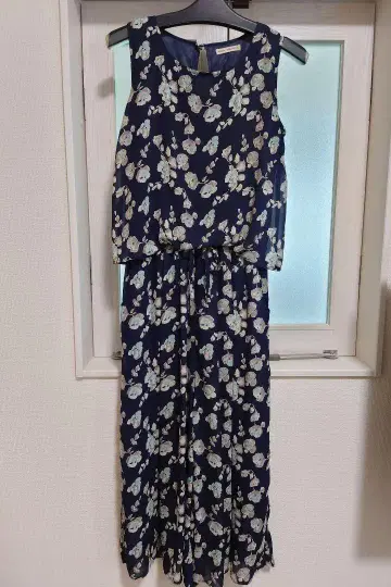 올인원 살로펫 꽃무늬 여름 귀여운