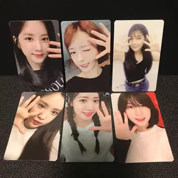 Apink 트레이딩 카드 6장 세트 PANDA 5기 팬클럽