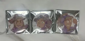 닌자 타마 랜타로 트레이딩 프리즘 패턴 캔뱃지 3개 세트