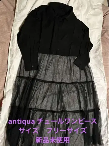 antiqua 튤 원피스