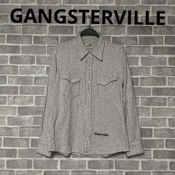 GANGSTERVILLE 갱스터빌 웨스턴 체크 셔츠 M