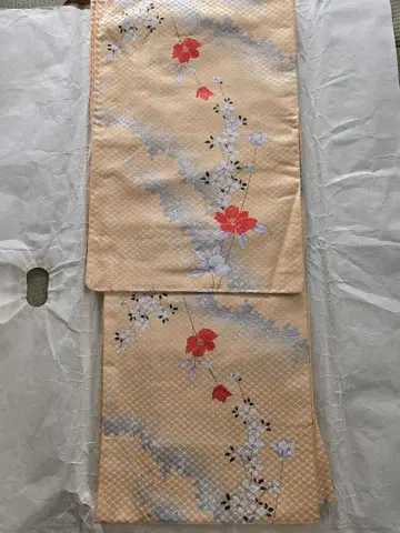 꽃무늬 호몬기 오렌지 계열