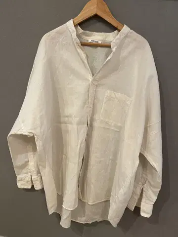 MORRIS & SONS 화이트 긴팔 셔츠 사이즈 0