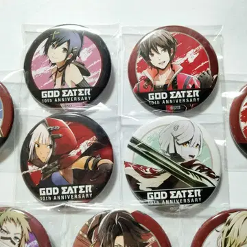 갓이터 캔뱃지 GOD EATER 10th ANNIVERSARY