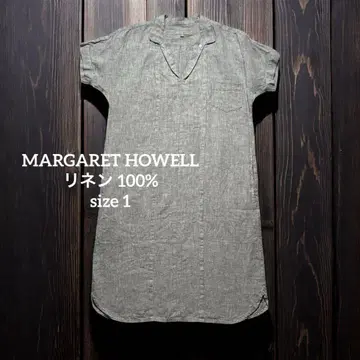 MARGARET HOWEL 마가렛 호웰 린넨 100% 튜닉 원피스