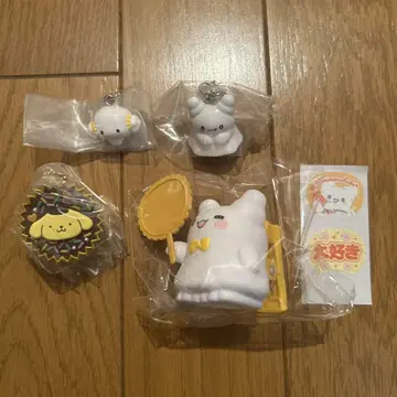 산리오 가챠가챠 메지루시 액세서리 코기뭄 폼폼푸딩 하나마루 유령
