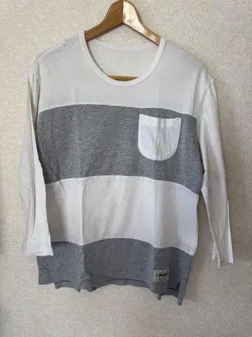 MONITALY 보더 7부 소매 티셔츠