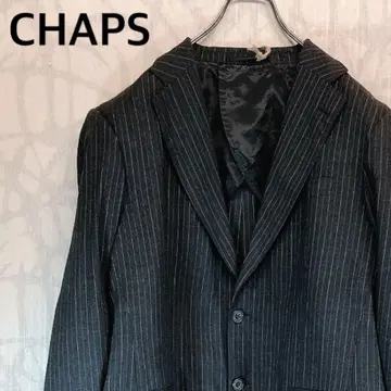 CHAPS 챕스 스트라이프 테일러드 자켓 랄프 로렌