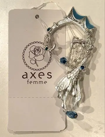 axes femme 머메이드 스토리 이어커프 실버 블루 미사용 새상품