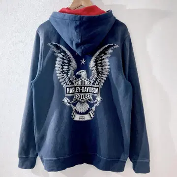 HARLEY DAVIDSON 후드티 후디 남성용 L 구제 의류
