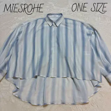 미에스로헤 MIESROHE 그라데이션 긴팔 셔츠 ONESIZE