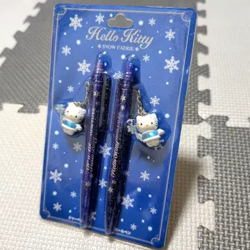 레어 헬로키티 Snow Faerie 볼펜 샤프 세트