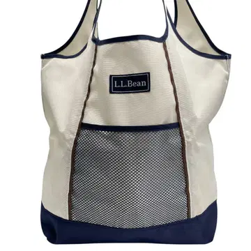 고품질 L.L.Bean 엘엘빈 토트백 아이보리 네이비