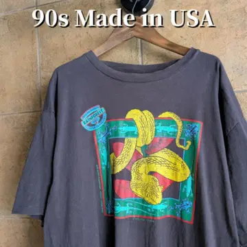 90s USA제 페드 Earth Foundation 아트 티셔츠