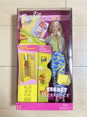 레어 바비 Barbie 시크릿 메시지 락카 포함