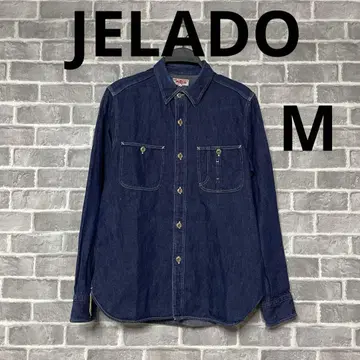 JELADO 젤라드 레일 로더 셔츠 M 데님 셔츠