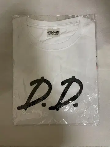 Snow Man D.D. 로고 티셔츠